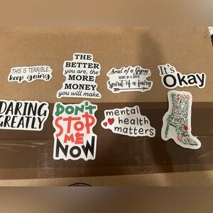 3 for $12 Inspirational Sticker Set